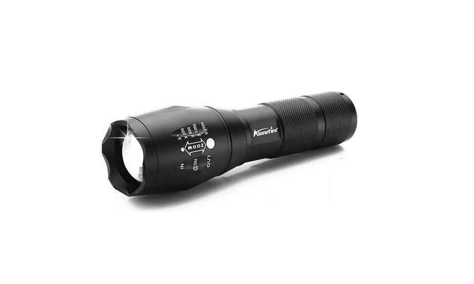 3800 LM Aluminium Waterproof Zoom able LED Flashlight Torch