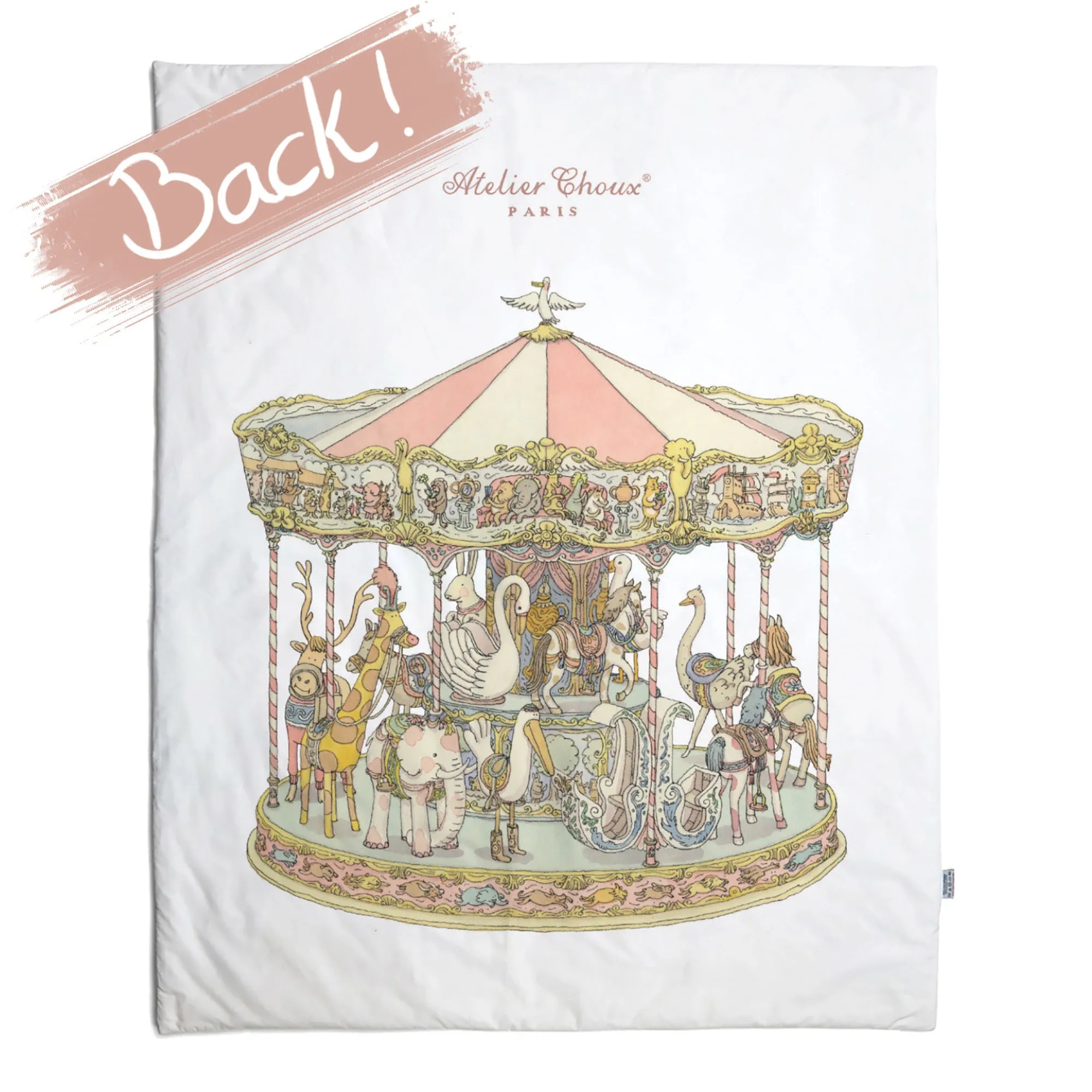 Atelier Choux Reversible Quilt Paris / Carousel