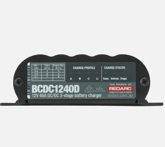 BCDC CLASSIC UNDER BONNET 40A DC BATTERY CHARGER