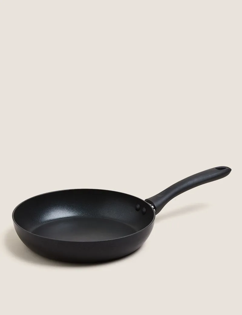 Black Aluminium 24cm Medium Non-Stick Frying Pan