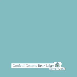 Confetti Cottons Solid Bear Lake Cotton Yardage | Riley Blake Designs