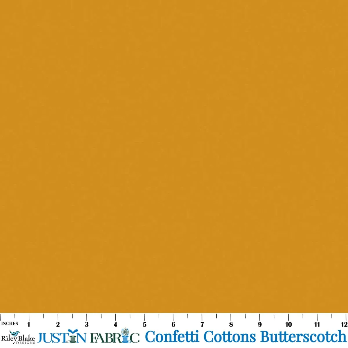 Confetti Cottons Solid Butterscotch Cotton Yardage | Riley Blake Designs