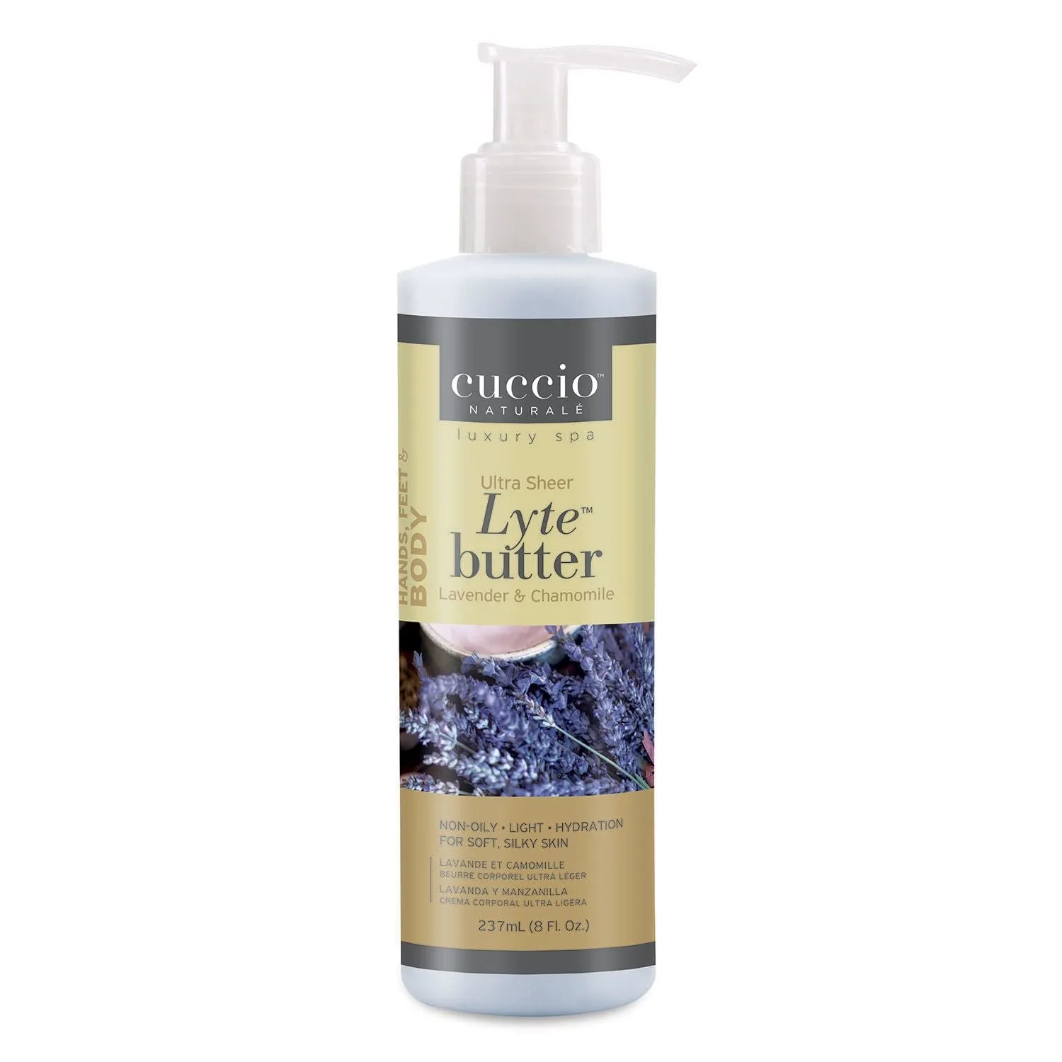 Cuccio - Lyte Ultra Sheer Butter - Lavender & Chamomile 8 oz