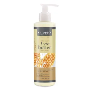 Cuccio - Lyte Ultra Sheer Butter - Milk & Honey 8 oz