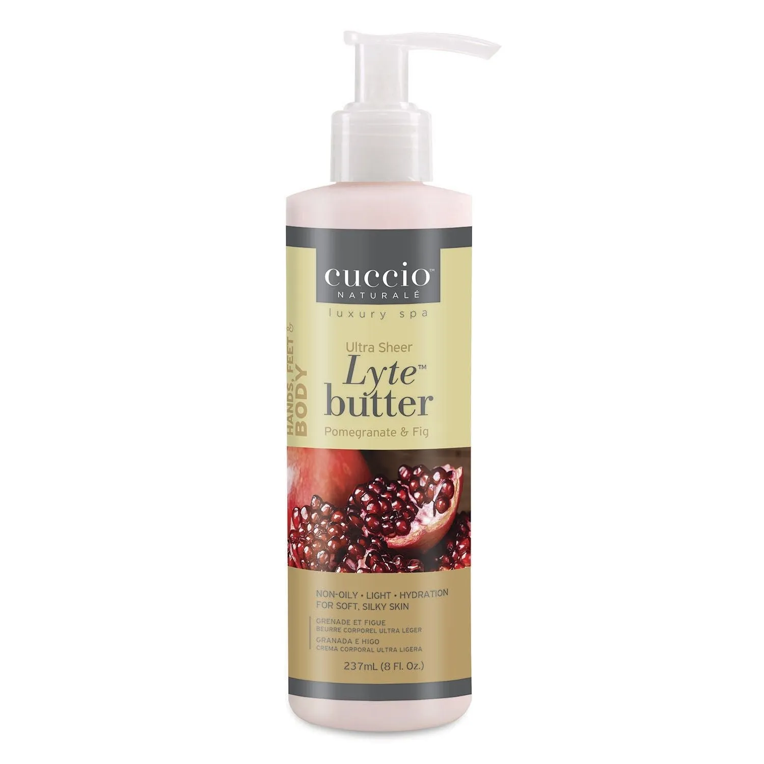 Cuccio - Lyte Ultra Sheer Butter - Pomegranate & Fig 8 oz