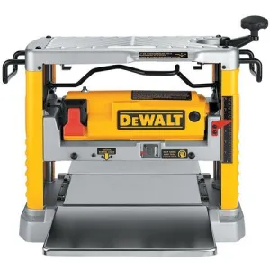 DeWALT DW734 12-1/2" Thickness Three Knife Head Wood Planer Tool - 15 Amp