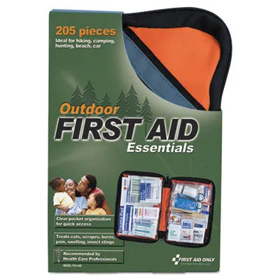 First Aid Only Outdoor Softsided First Aid Kit for 10 People, 205 Pieces/Kit (440)