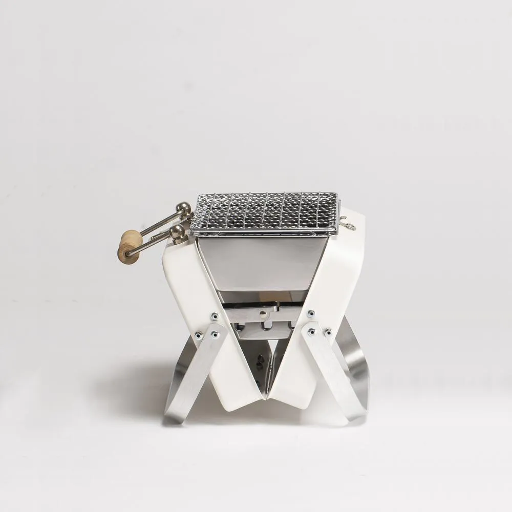 Kenluck Mini Grill / BBQ - Athena Matte White