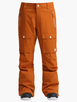 Men's High Windproof Waterproof Orange Snowboarding Pants&Ski Pants