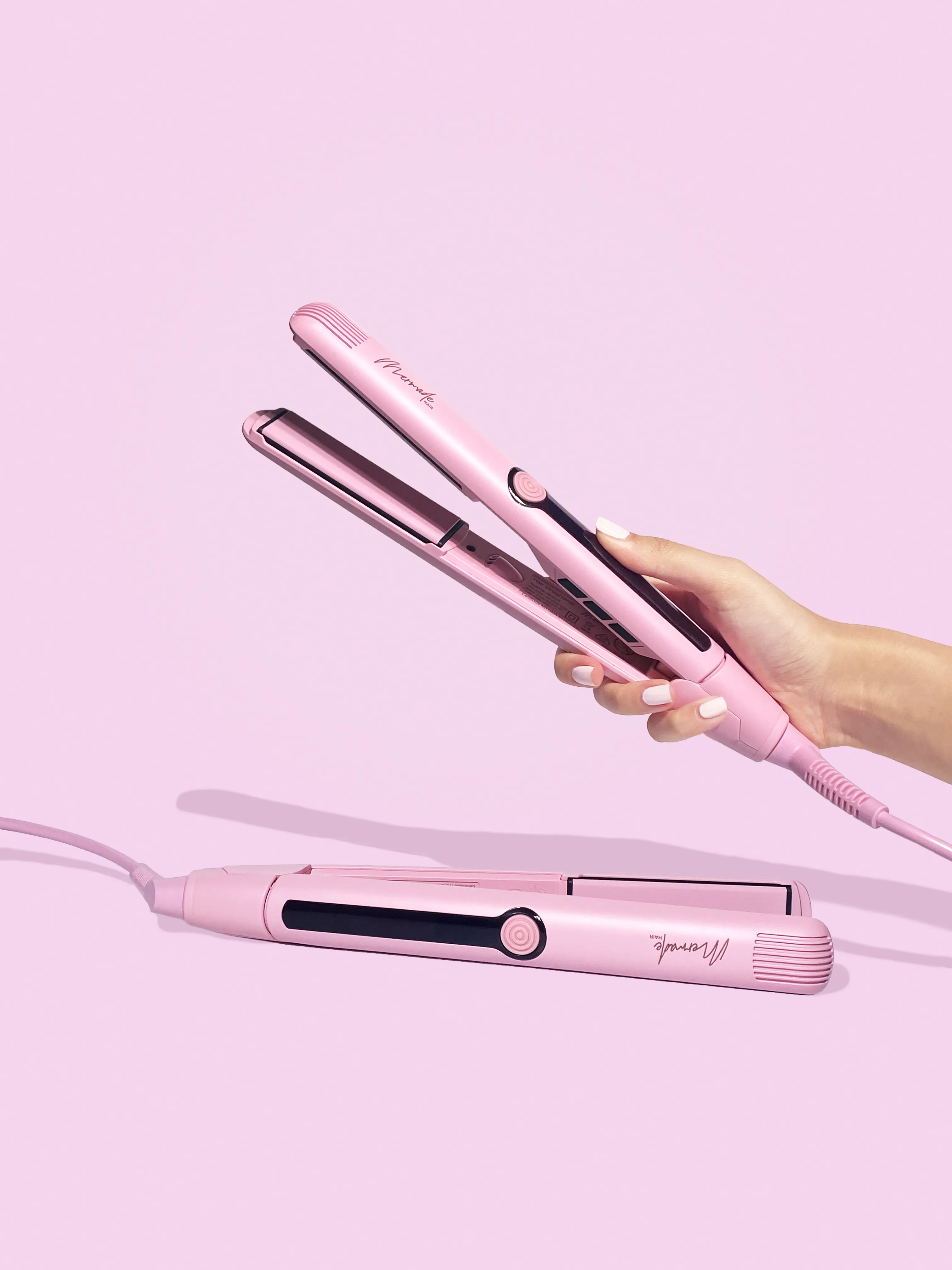 Mermade Hair Straightener 28mm Pink