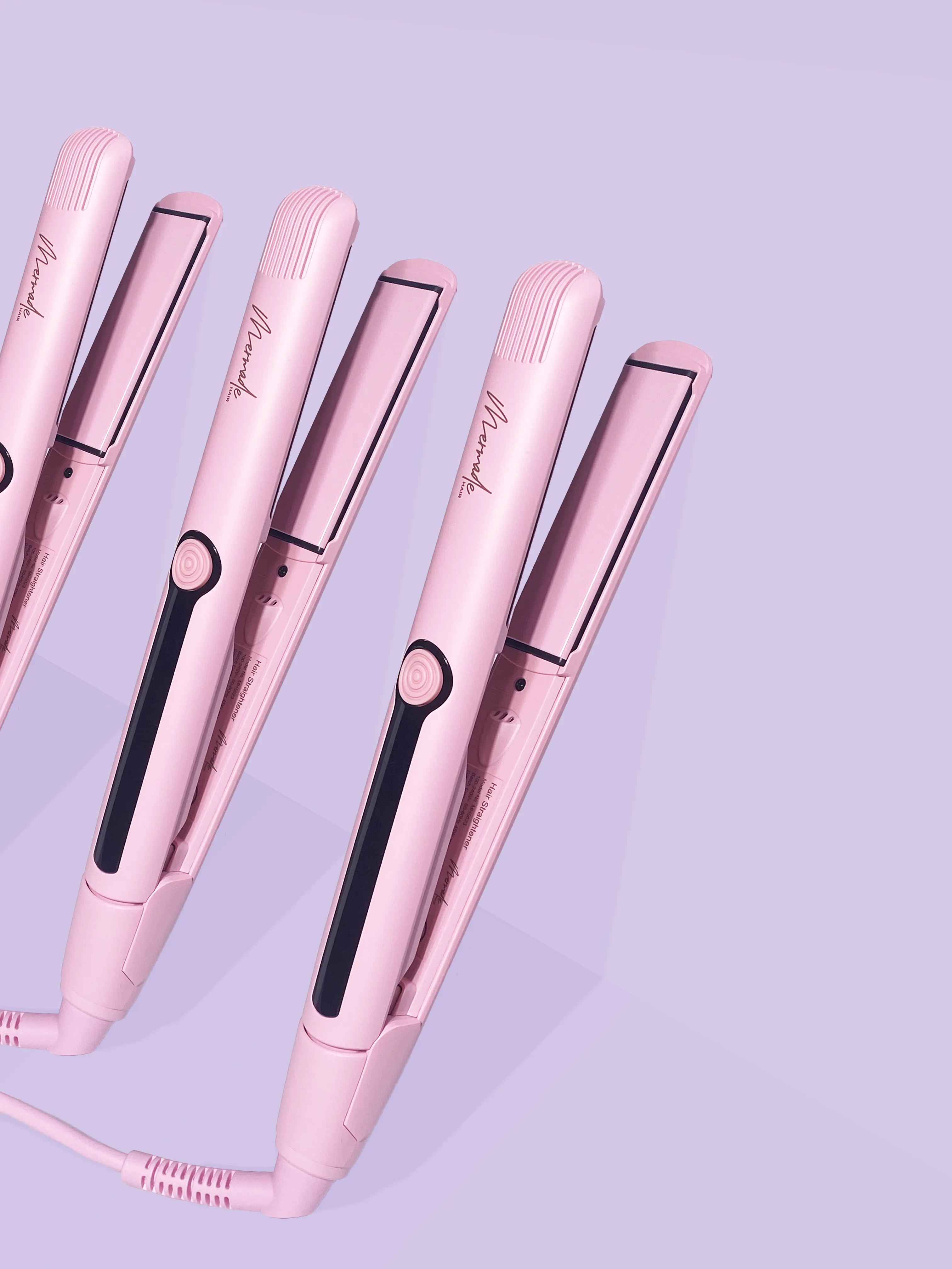 Mermade Hair Straightener 28mm Pink