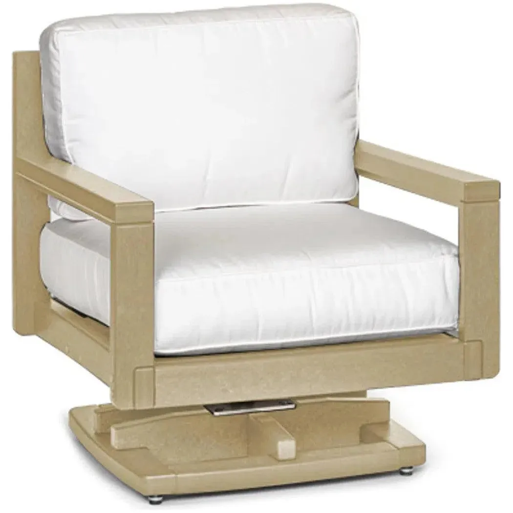 Palm Beach Poly Lumber Rocker Chair and Ottoman Set