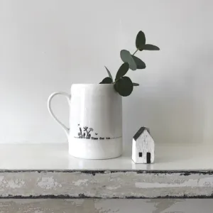 Porcelain Jug - Time for Tea