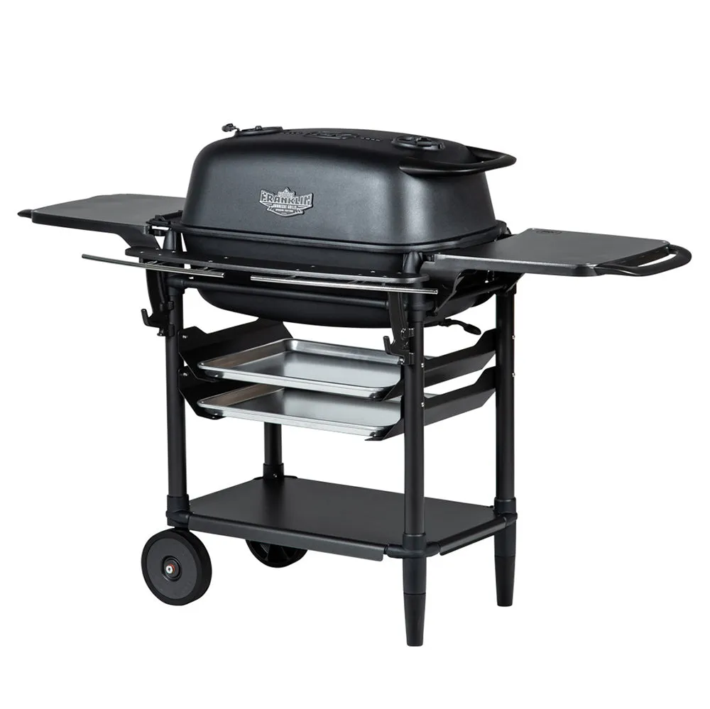 Portable Kitchens PK300 Franklin Edition Aluminum Charcoal Grill & Smoker Coal