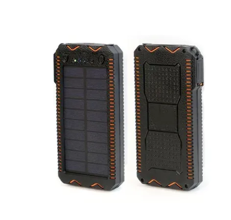 Portable Outdoor Waterproof Solar Power Bank Camping External Backup Battery Pack Dual