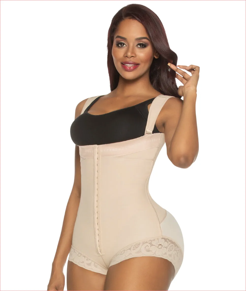 PowerFlex Boyshort Firm Girdle high back continuous wide strap - C4194