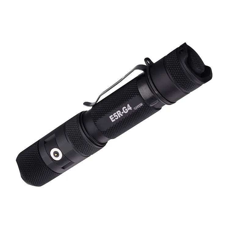 Powertac E5R-G4 1800 Lumen USB Rechargeable Tactical Flashlight