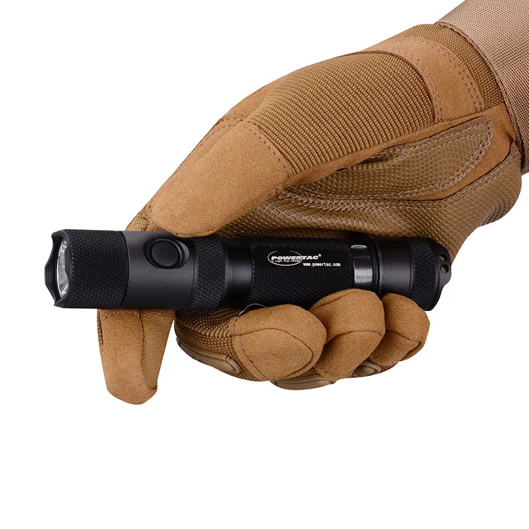 Powertac E5R-G4 1800 Lumen USB Rechargeable Tactical Flashlight