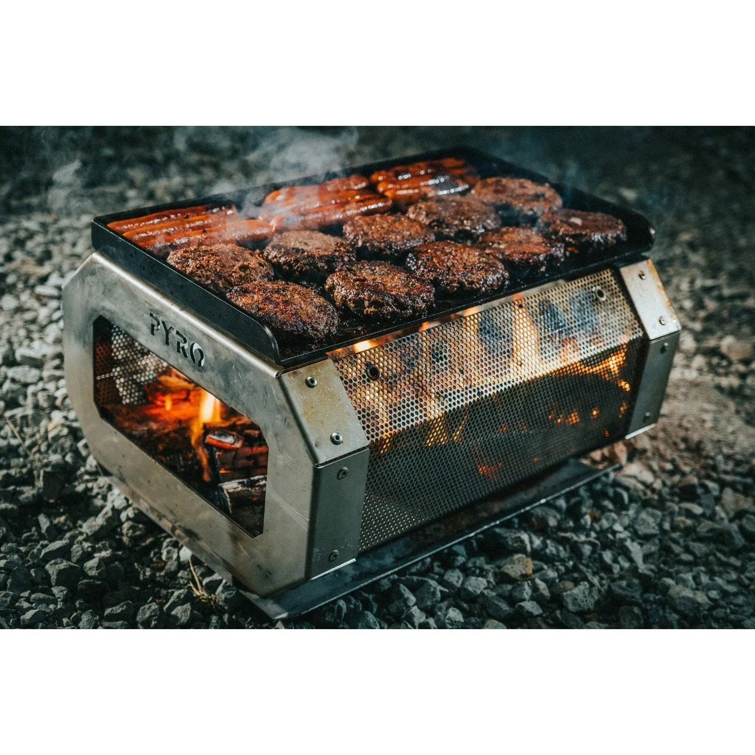 Pyro Camp Fire Pit   Grill Kit