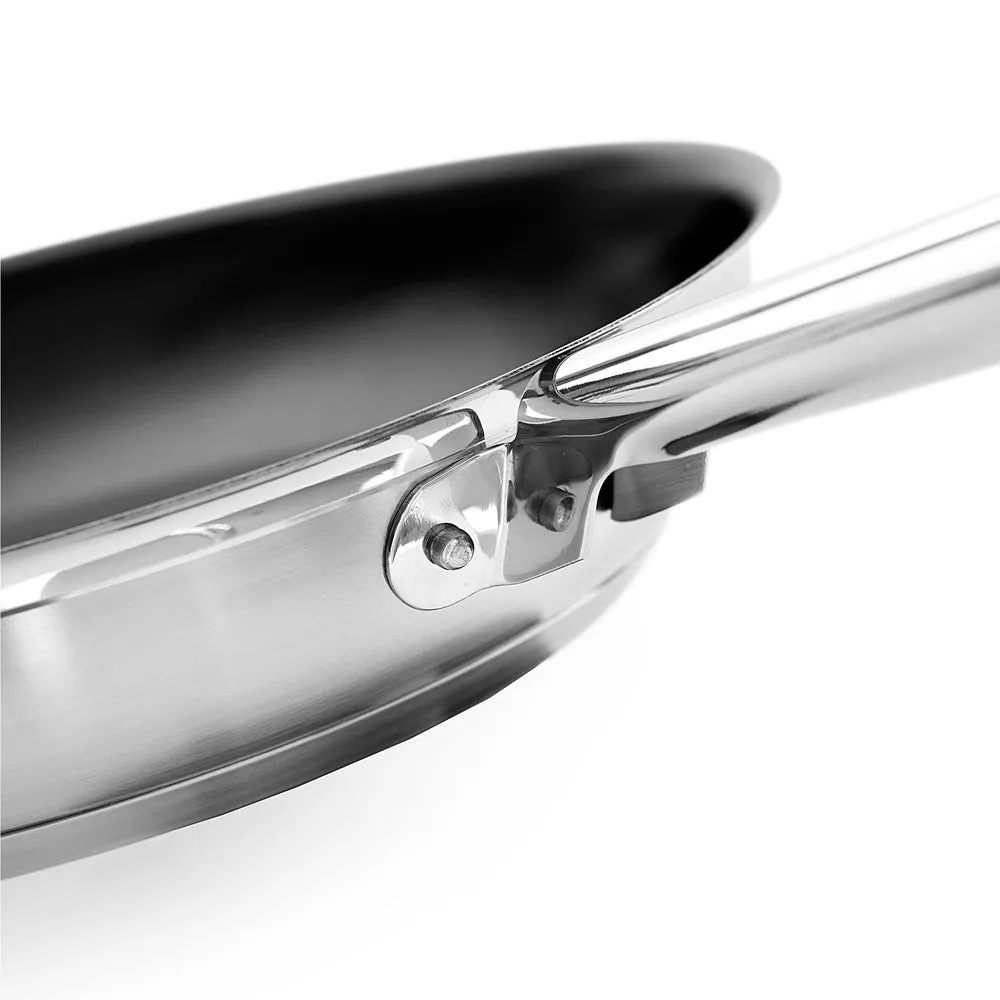 Silampos Stainless Steel 'Nautilus' Non-Stick Conical Frypan