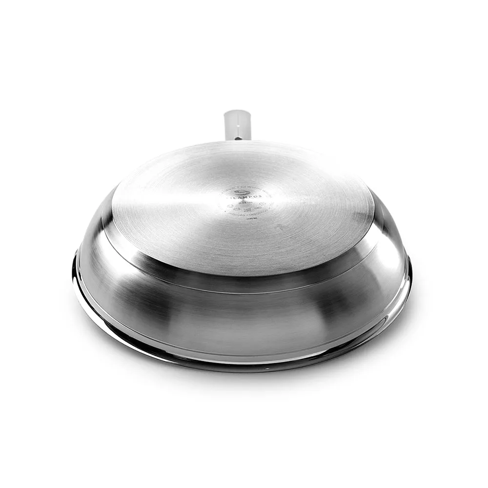 Silampos Stainless Steel 'Nautilus' Non-Stick Conical Frypan