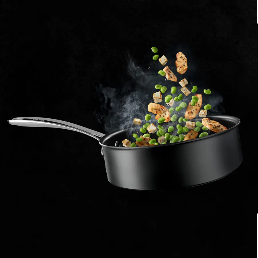 Tefal Unlimited Premium Non-Stick Induction Saute Pan 24cm   Lid