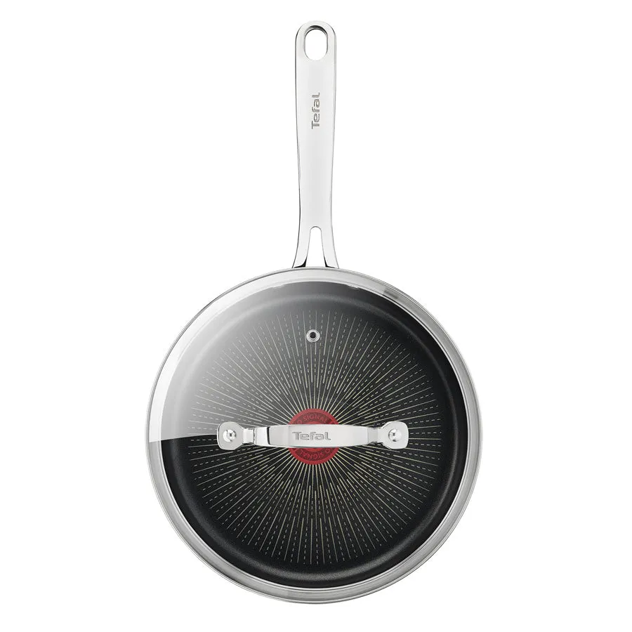 Tefal Unlimited Premium Non-Stick Induction Saute Pan 24cm   Lid