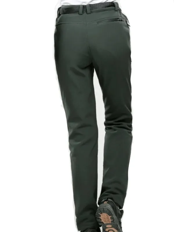 Windproof Waterproof Fleece Women's Hiking Pants - SF0223