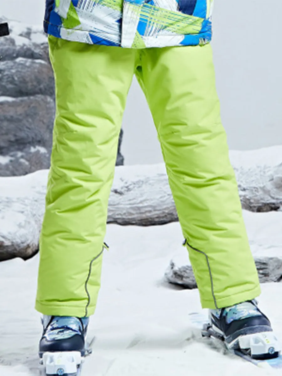 Yeefine Kids Windproof Waterproof Winter Ski Snow Pants